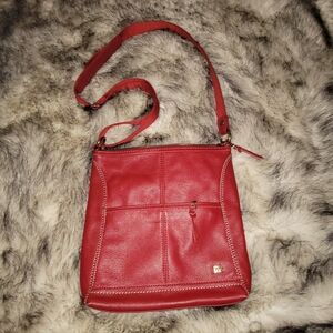 Red Leather The Sak Leather Crossbody Bag